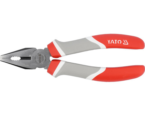 Плоскогубцы комбинированные YATO : L= 180 мм, CrV (YT-6601)