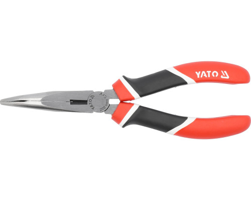 Длинногубцы изогнутые YATO, l=200мм CrV (YT-1946)