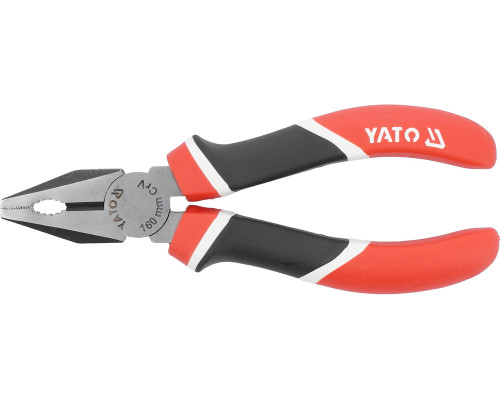 Плоскогубці комбіновані YATO : L= 160 мм. CrV (YT-1940)