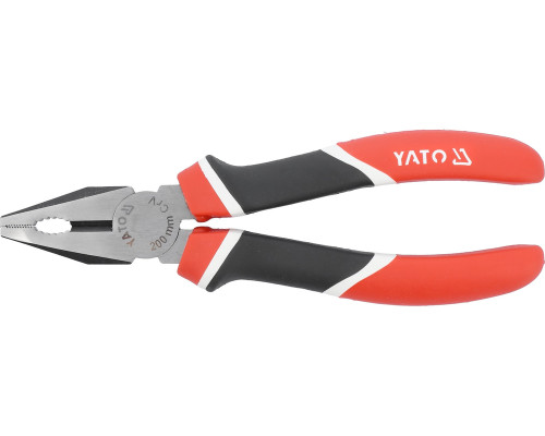 Плоскогубцы комбинированные YATO : L= 200 мм. CrV (YT-1942)