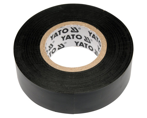 Ізолента YATO 19мм х 20м чорна (YT-8165)