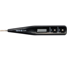 Індикатор напруги YATO контрольний цифровий 12-250 V LCD (YT-2861)