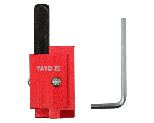 Стамеска угловая 90° YATO: b= 9х 9 мм, корпус- 50x25x25 мм (YT-62840)