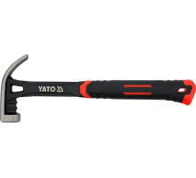 Молоток сталевий монолітний YATO m= 500 г, l= 345 мм (YT-45740)