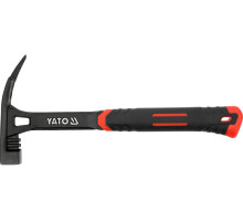 Молоток сталевий монолітний YATO m= 600 г, l= 345 мм (YT-45744)