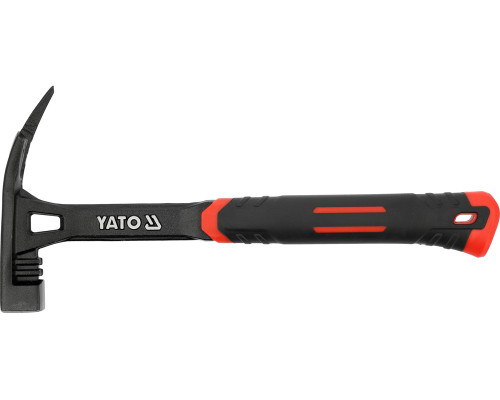 Молоток стальной монолитный YATO m= 600 г, l= 345 мм (YT-45744)