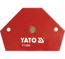 Струбцина магнітна для зварки YATO : 11.5 кг, 64 х 95 х 14 мм (YT-0866)