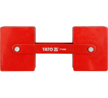 Струбцина магнітна для регулювання кута зварки YATO : 2 x 22,5 кг, 85х65х22 мм (YT-0862)