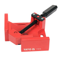Лещата кутові 90° YATO 150х 150 мм, h= 55 мм, розвід губок- 70 мм (YT-65136)