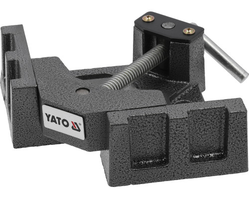 Тиски угловые 90° YATO 150х150 мм, h= 55 мм, развод губок- 60 мм (YT-65137)
