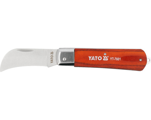 Нож складной YATO : h= 75 мм, L= 190 мм (YT-7601)