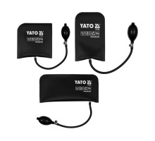 Подушки монтажні, надувні YATO: навант.-135кг, висота-50 мм, 270х130/ 165х150/ 190х110 мм, 3 шт (YT-67385)