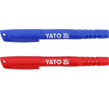 Маркери технічні YATO 2 шт, синій і червоний (YT-69301)