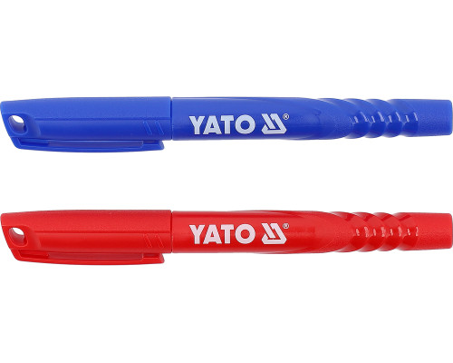 Маркери технічні YATO 2 шт, синій і червоний (YT-69301)