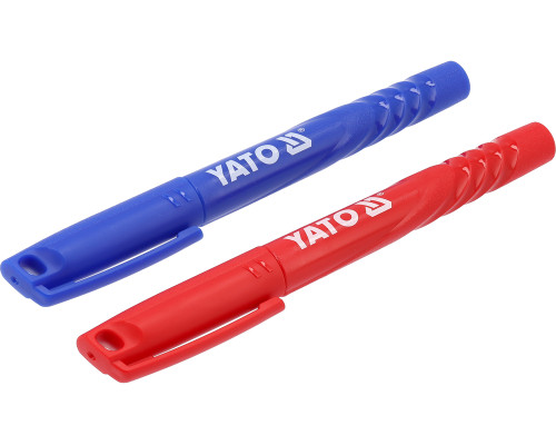 Маркери технічні YATO 2 шт, синій і червоний (YT-69301)