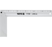 Кутник столярний алюмінієвий YATO : l= 300 мм (YT-7081)