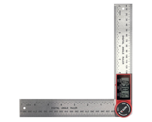 Угломер электронный YATO l= 200 мм. 0-360°. 3V CR2032 (YT-71003)