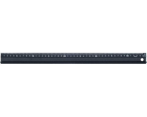 Линейка с жестким профилем YATO: L= 450 x 35 мм, из алюминия (YT-70727)