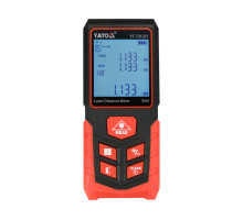 Дальномір лазерний YATO з LCD- дисплеєм, дальн- 50м, похибка ±2мм, виміри площі і об'єму живл- 2-ААА (YT-731251)