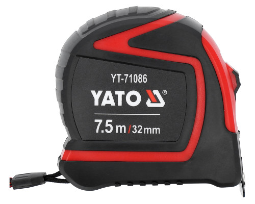 Рулетка вимірювальна YATO : L= 7,5 м x 32 мм (YT-71086)