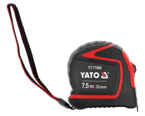 Рулетка вимірювальна YATO : L= 7,5 м x 32 мм (YT-71086)