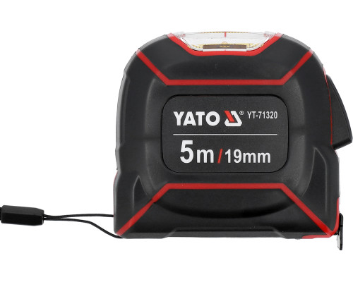 Рулетка измерительная со считывающим глазком YATO L= 5 м x 19 мм, (YT-71320)