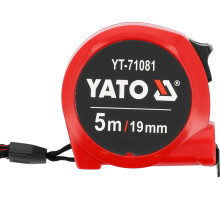 Рулетка вимірювальна YATO : L= 5 м x19 мм (YT-71081)