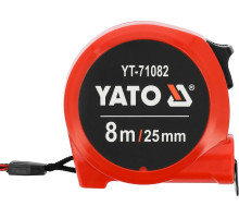 Рулетка вимірювальна YATO : L= 8 м x 25 мм (YT-71082)