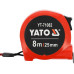 Рулетка вимірювальна YATO : L= 8 м x 25 мм (YT-71082)