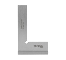 Кутник слюсарний 90° YATO з широкою основою, 75 х 50 мм (YT-70760)
