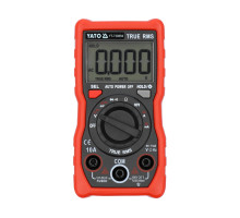 Мультиметр TRUE RMS електричних параметрів YATO з LCD-цифровим діапазоном 4000 від 2х1,5V;AA батар (YT-730894)