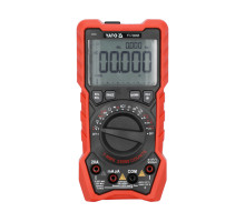 Мультиметр TRUE RMS електричних параметрів YATO з LCD-цифровим діапазоном 25000 від 3х1,5V;AA батар (YT-730895)