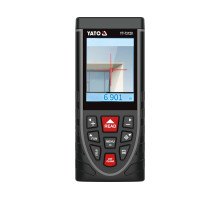 Дальномір лазерний YATO з LCD- дисплеєм дальн- 120 м, похибка ±2 мм, живлен від акумул. 3,7 В 2 АГод (YT-73128)