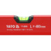 Рівень алюмінієвий YATO L= 40 см. 3 капсули (YT-30080)