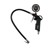 Пістолет для накачування шин YATO з цифровим LCD манометром P ≤ 0.8 MPa, Ø= 1/4″ (YT-23702)