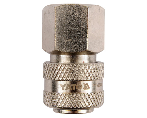 Быстросъемная муфта YATO с внутр. резьбой Ø= 1/2″ (YT-2395)