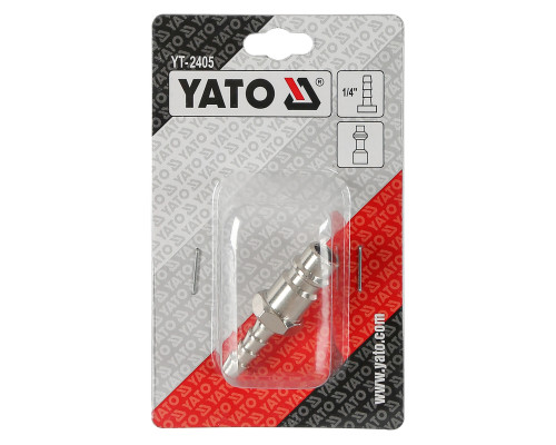 Быстросъемный переходник к шлангу YATO Ø= 6.3 мм (YT-2405)