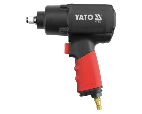 Гайковерт ударний пневматичний YATO : квадрат 1/2″, F=1356 Nm (YT-0953)