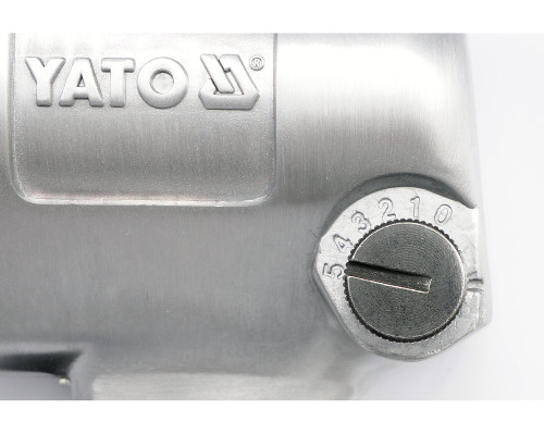 Гайковерт ударний пневматичний YATO : квадрат 1/2″, F=511 Nm (YT-09511)