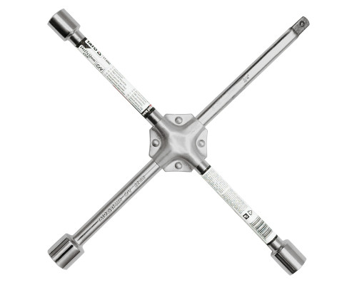 Ключ для колес крестообразный YATO 24х27х32х3/4″ усиленный (YT-0802)