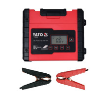 Зарядний прилад мережевий з LCD дисплеєм 230В YATO до акумуляторів 12V-2/8/15А, макс. 240АГод (YT-83003)