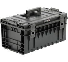 Ящик для інструментів модульний 32V S1 YATO 2 перегородки, 584x385x295 мм, пластиковий (YT-091691)