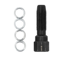 Мітчики для ремонту різьби свічок запалу YATO, M14x1,25 і M16x1,25 з 6-гран. приводом, 5 шт. (YT-17582)