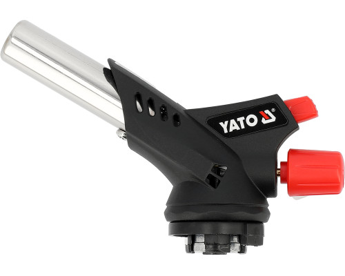 Горелка газовая YATO вращающаяся 360° с пьезоподжигом максимальная t= 1100 °С (YT-36713)