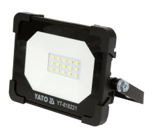 Прожектор з SMD-діодним випромінювачем YATO: 10 Вт, 230 В, 950 Лм, 15 діодів, 115x 98x 32 мм (YT-818221)