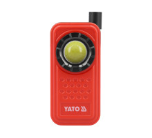 Ліхтар діодний з гнучкою лампою 3 в 1 акумул. YATO Li-Po 3.7 В, 800 мАГод, 600 Lm, 4 режими (YT-08554)