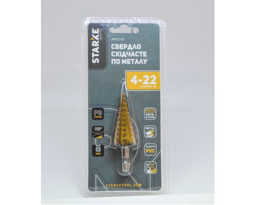 Свердло конусне STARKE 4*22 mm