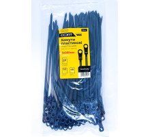 Кабельна стяжка CORT з кільцем 4*150 mm /100pcs білий