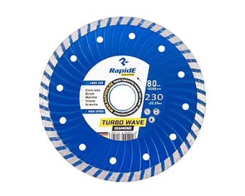 Алмазний диск 230*22.23 Turbo Wave